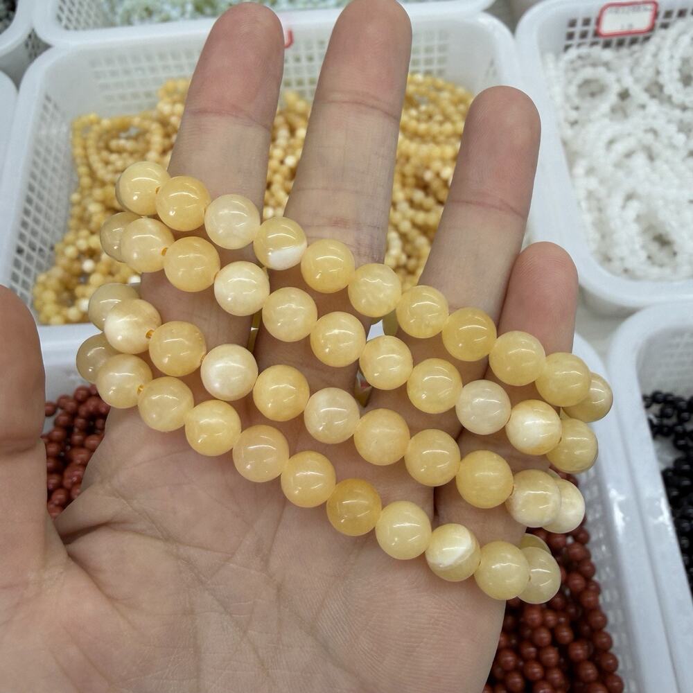 8MM Yellow Calcite Bracelet